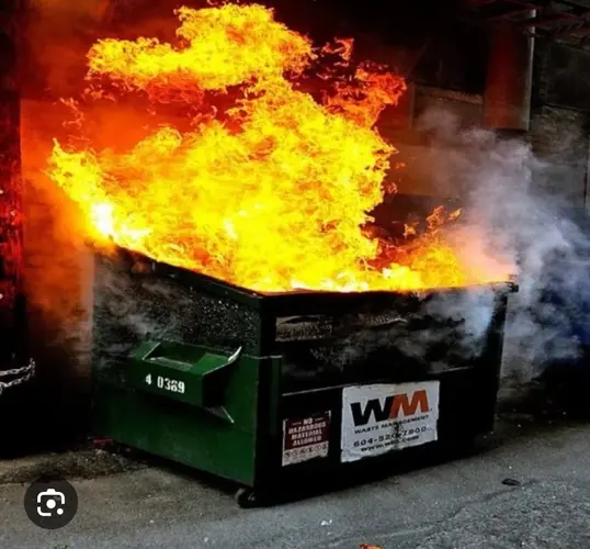 Discarded fireworks spark fire in Valentine