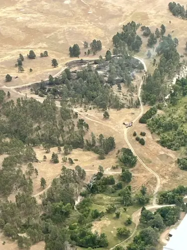 Lightning sparks fire north of Rushville