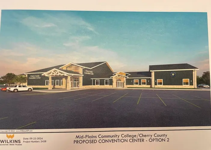 Potential designs of new convention center in Valentine unveiled