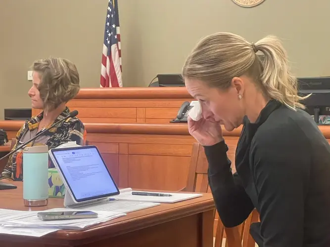 Tearful resignation of Cherry County Clerk