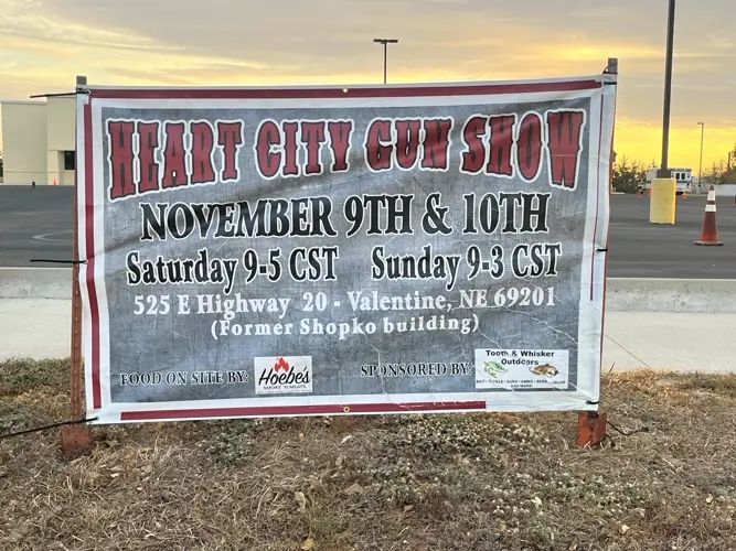 Hundreds of guns on display at Valentine’s Heart City Gun Show