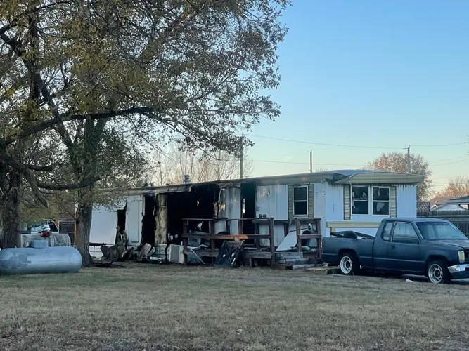 Valentine home destroyed in Sunday night fire