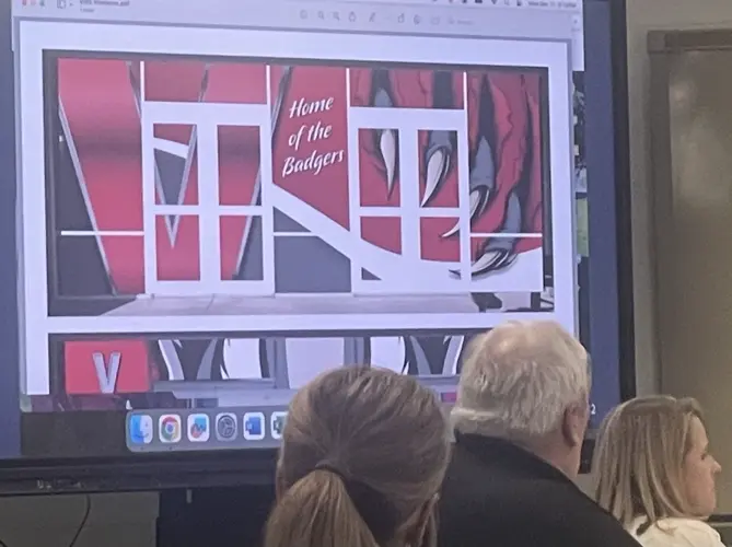 Valentine Middle School entryway could see a facelift