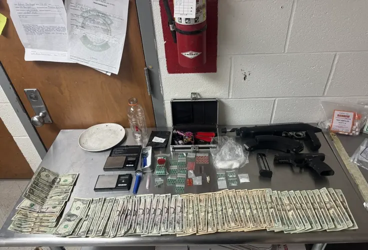 Traffic stop in Mission leads to guns and drug seizure