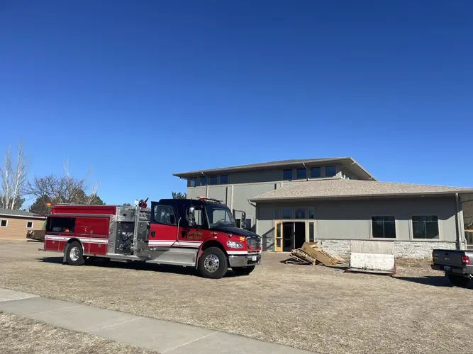 Small fire quickly contained at Valentine Berean Bible Church