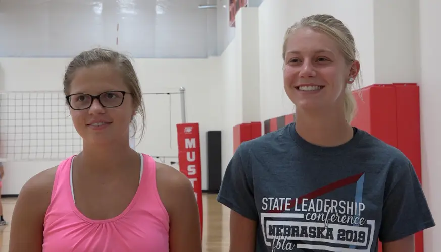Pribyl and Sobotka have played together since kindergarten, the seniors look to give Meridian their first volleyball title