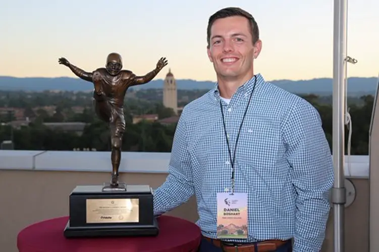 Former Peru State football player attends Campbell Trophy Summit