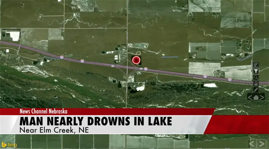 Man Nearly Drowns in Lake Near Elm Creek