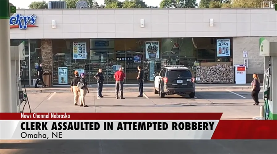 Clerk assaulted in attempted gas station robbery