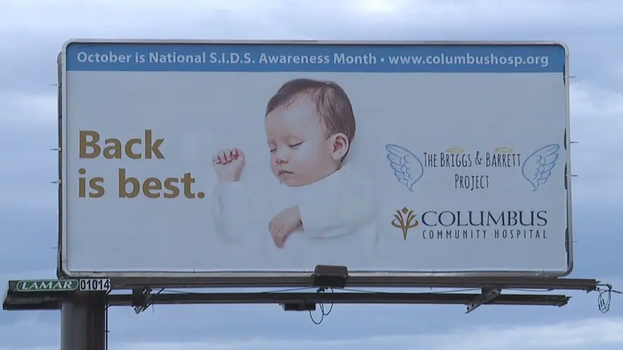 Columbus hospital, others want more people to know how to protect their infants during SIDS Awareness Month