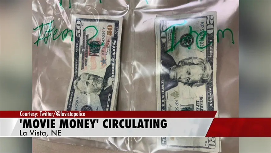 'Movie Money' circulating in the La Vista area