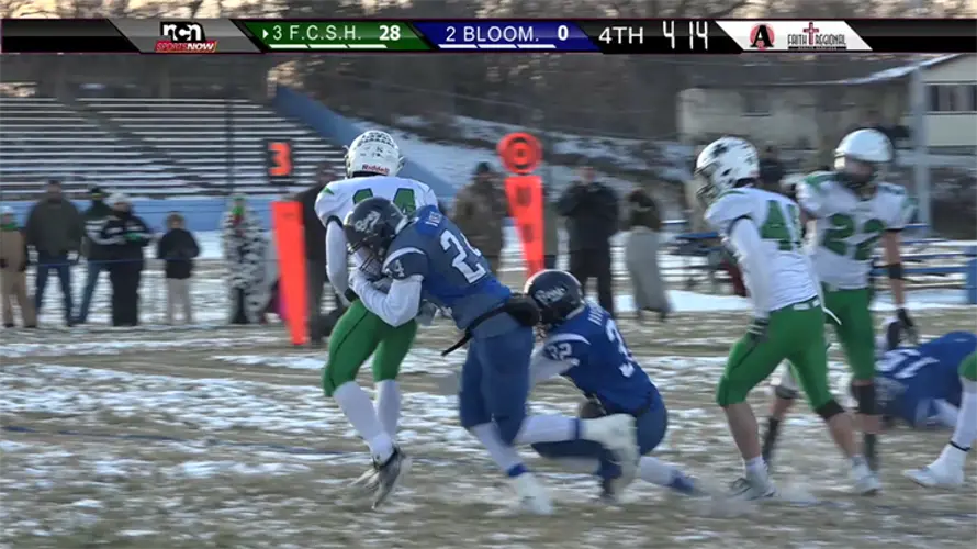 Falls City Sacred Heart rolls over Bloomfield in D2 quarterfinals