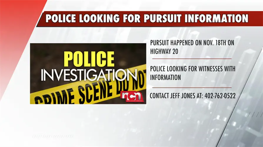 Pierce County Attorney Looking For Information On Pursuit