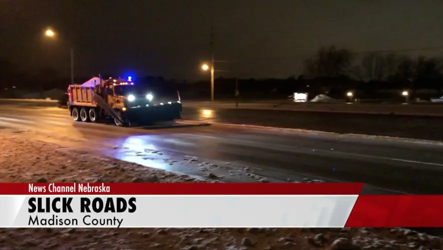 Freezing rain makes for slick Thanksgiving