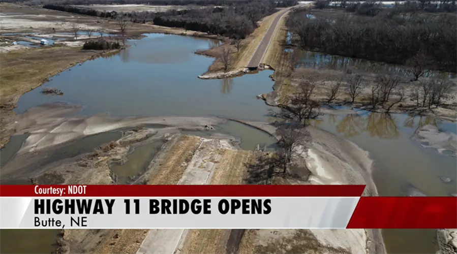 NDOT Announces the Opening of Highway 11 Bridge South of Butte