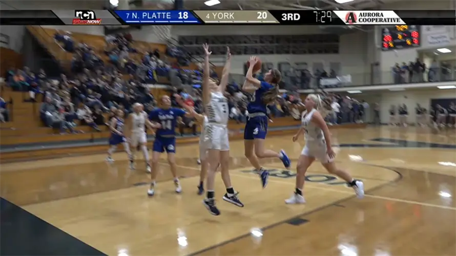 York girls outlast North Platte in top ten battle