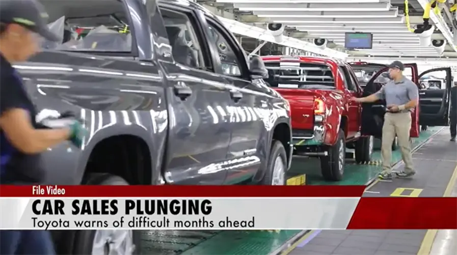 Toyota warns global car sales could plunge