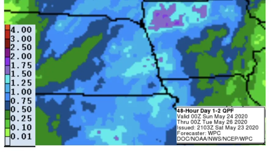 Strong Storms Possible Sunday Night