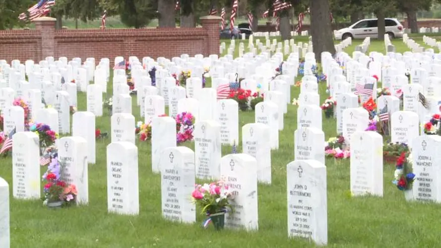 Family and friends pay their respects at Fort McPherson