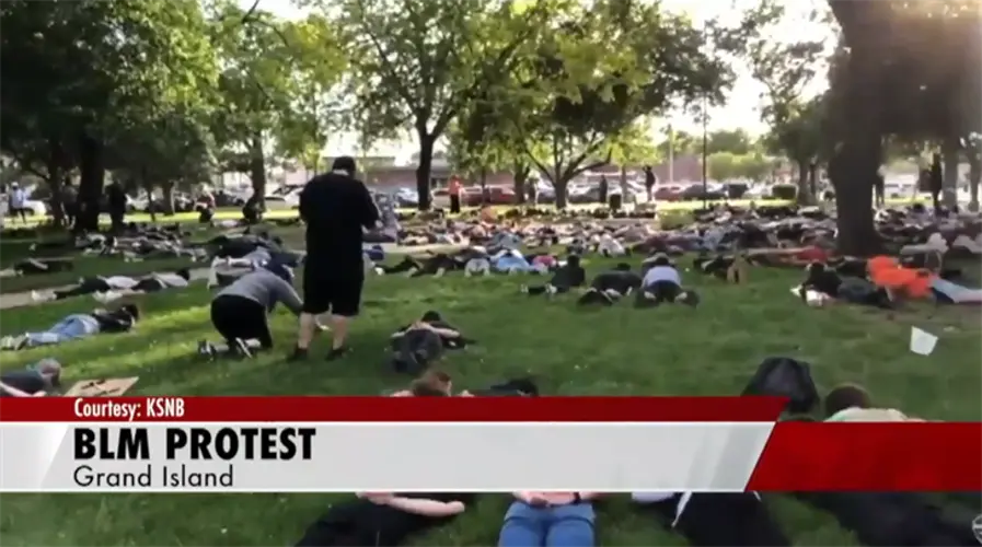 BLM protesters hit the streets of Grand Island