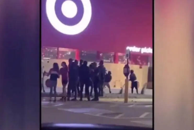 Lincoln Target vandalized hours after peaceful protest Monday night
