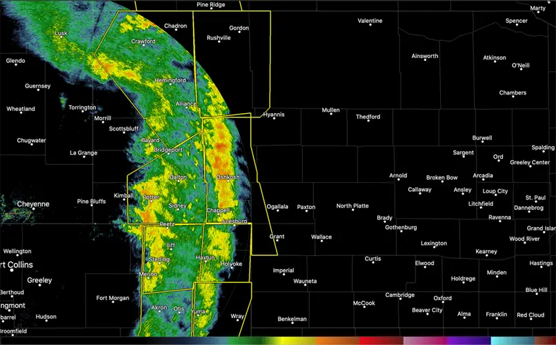 Severe weather rapidly moving east