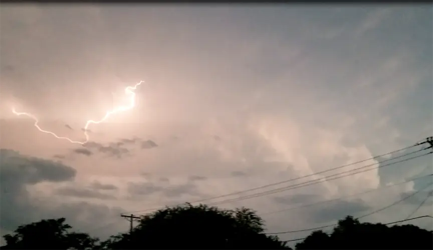 One Week Later, More Thunderstorms, Wind and Hail