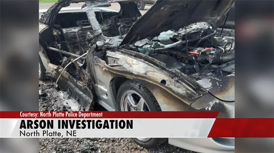 North Platte Police investigating Car Fire As Arson