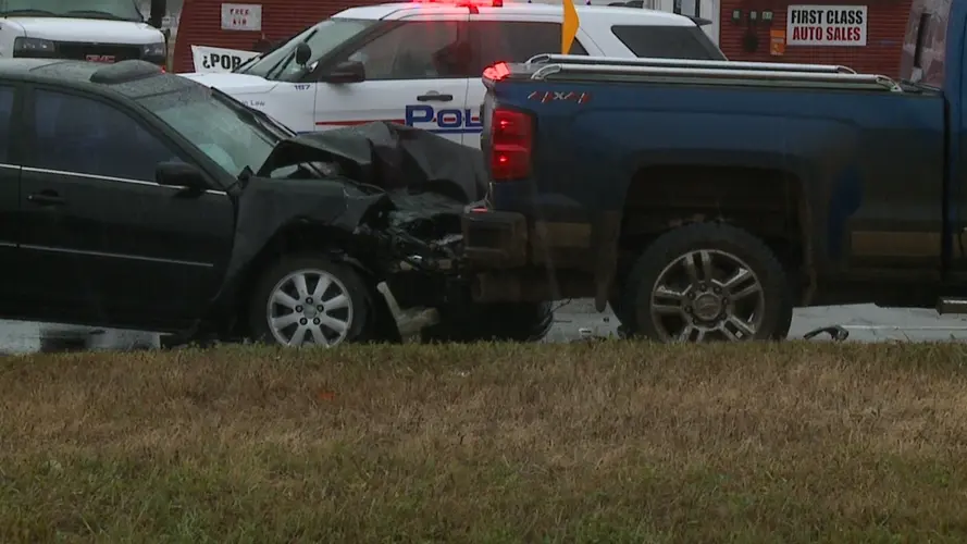 One transported following accident in Columbus