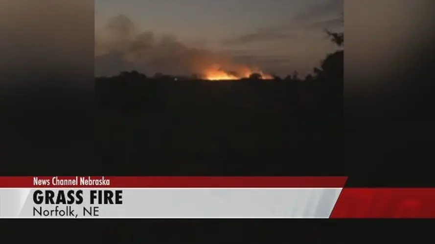 Grass Fire Reported Outside Of Norfolk