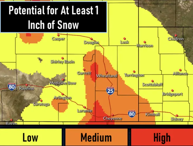 Winter weather possible in panhandle to end week