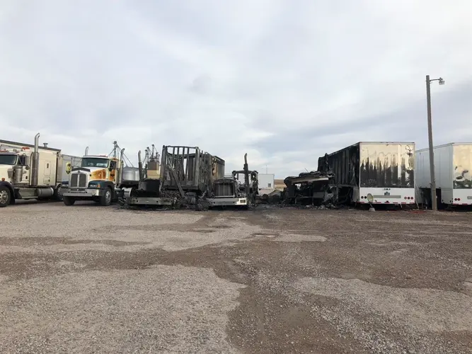 Officials estimate one million dollars in damage after fire in Sidney Sunday morning