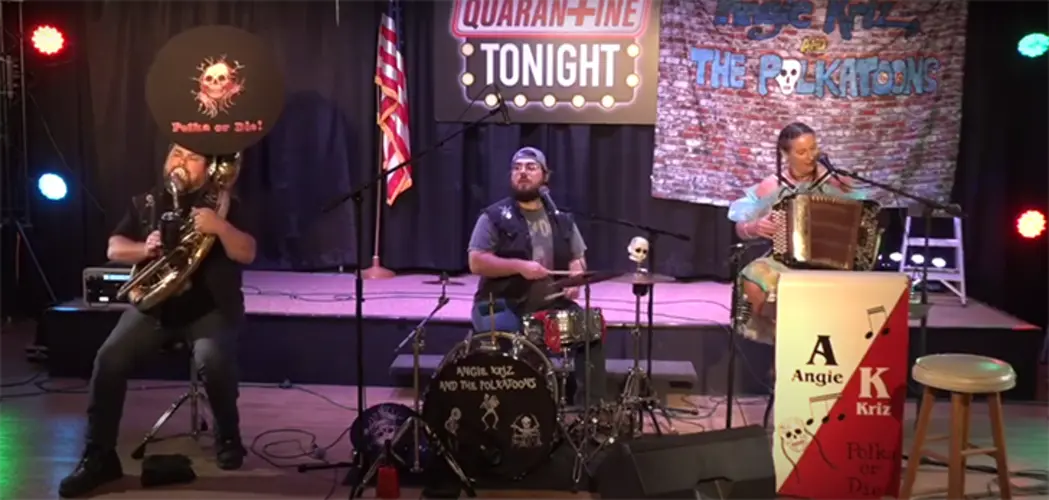 Angie Kriz and the Polkatoons - Quarantine Tonight 4/21/21