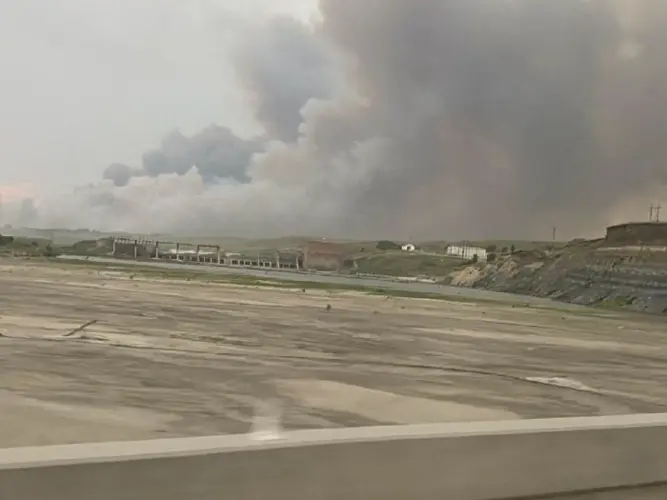 Boyd County blaze being battled by multiple fire departments