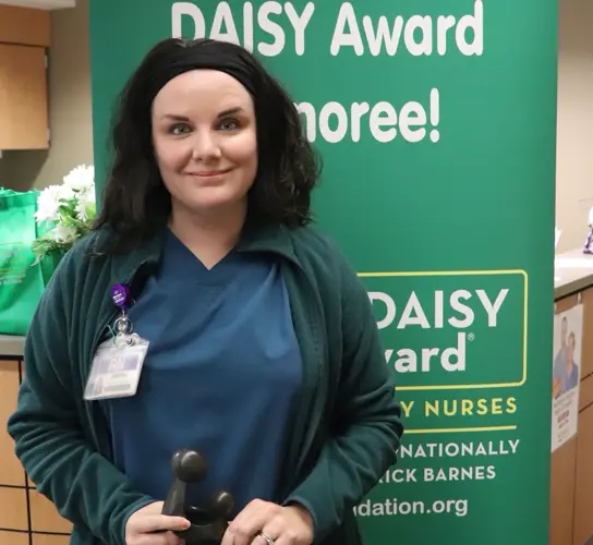'Patient and kind': Meister recognized for nursing skills