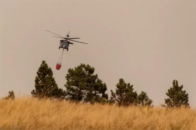 Hackberry Fire response command transferring back to local authorities