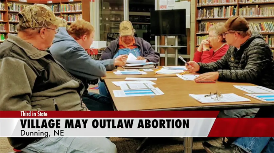 Nebraska town moves toward outlawing abortion
