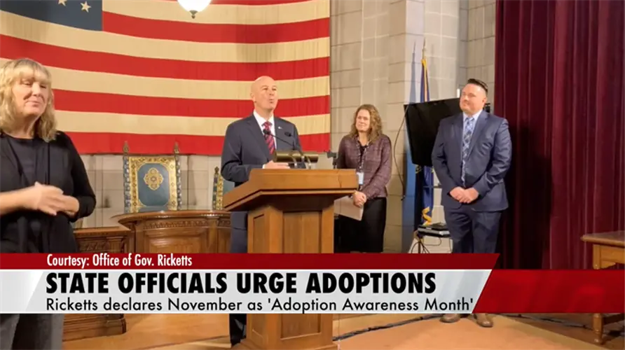 Nebraska officials urge people to adopt foster children
