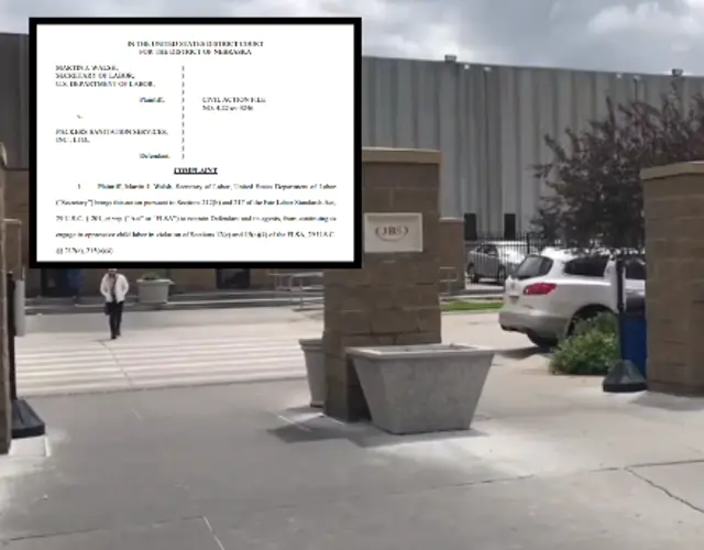 Labor Department: Cleaning company put kids at risk in packing plants