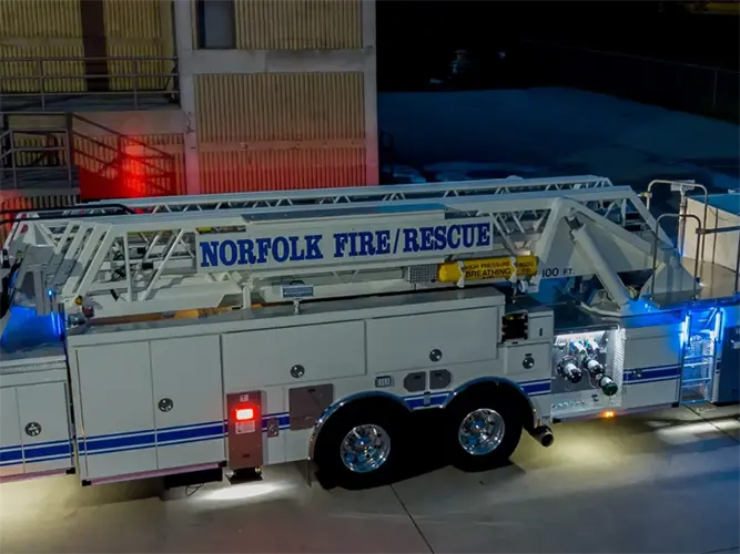 Norfolk Fire Division takes part in 'Sound the Alarm' campaign
