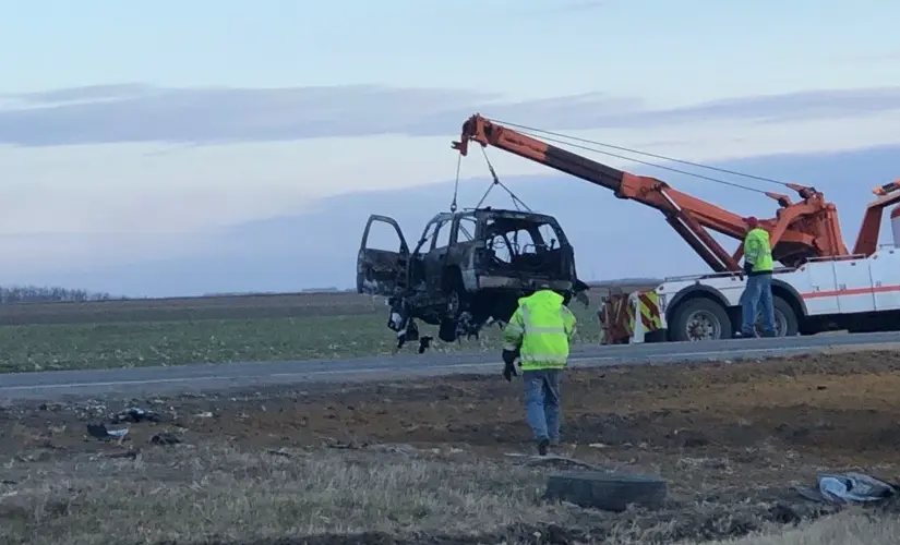 Two people critically injured in Cuming County crash