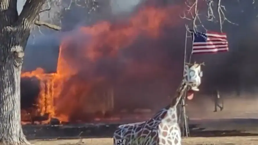 Home destroyed by fire near Inman on Sunday