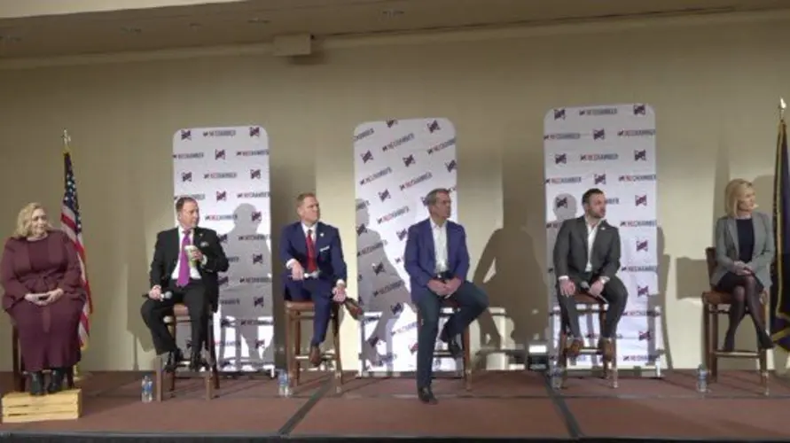 Pillen says no to GOP primary debates with reporters