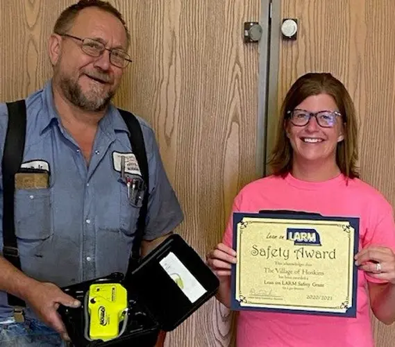Hoskins receives safety grant