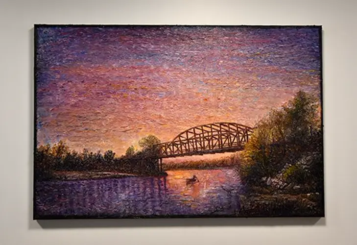 Northeast art instructor’s work permanently on display at the Norfolk Public Library