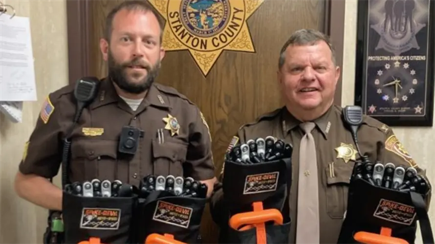 Stanton County Sheriff's Office gets deflation spikes from grant