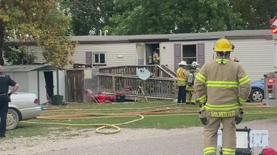 Trailer home catches fire in Norfolk
