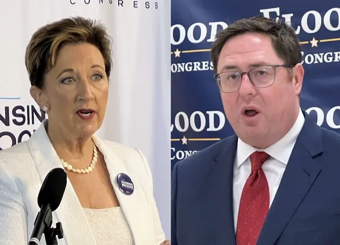 Flood, Pansing Brooks spar over each others’ record on crime