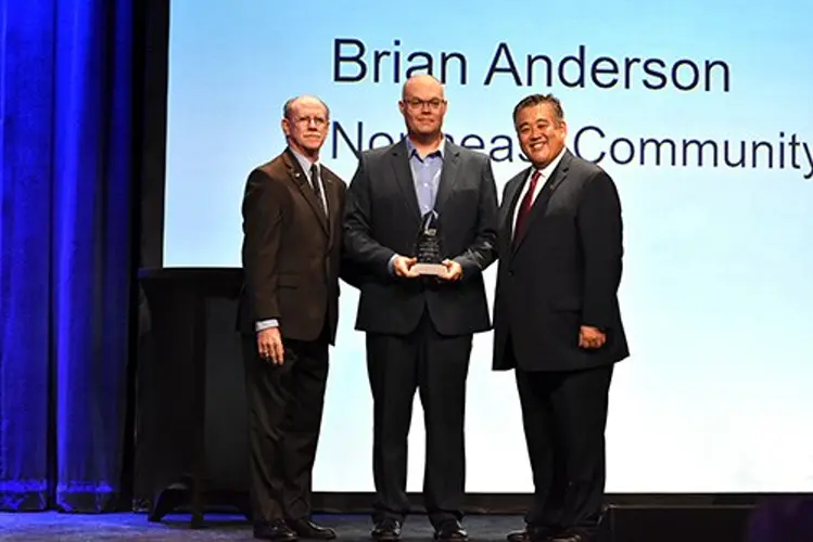 Anderson presented with ACCT faculty award