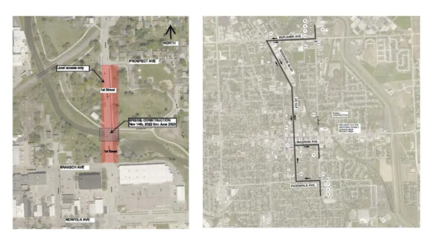 Road closure scheduled in Norfolk on First Street